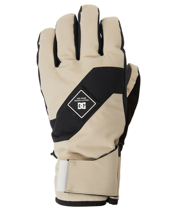 DC Franchise Glove Snowboard Gloves, Men's Large, Plaza Taupe New