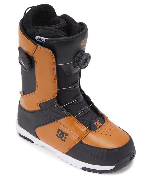 DC Control Double Boa Snowboard Boots, Men's Size 10, Wheat / Black New 2024