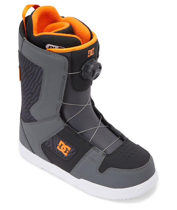 DC Phase Boa Snowboard Boots, US Men's Size 13, Grey/Black/Orange New 2024