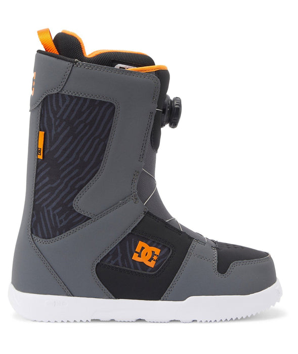 DC Phase Boa Snowboard Boots, US Men's Size 13, Grey/Black/Orange New 2024