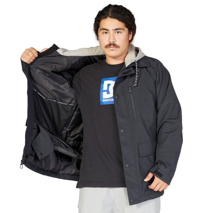 DC Bandwidth Snowboard Jacket, Men's Size Large, Black New