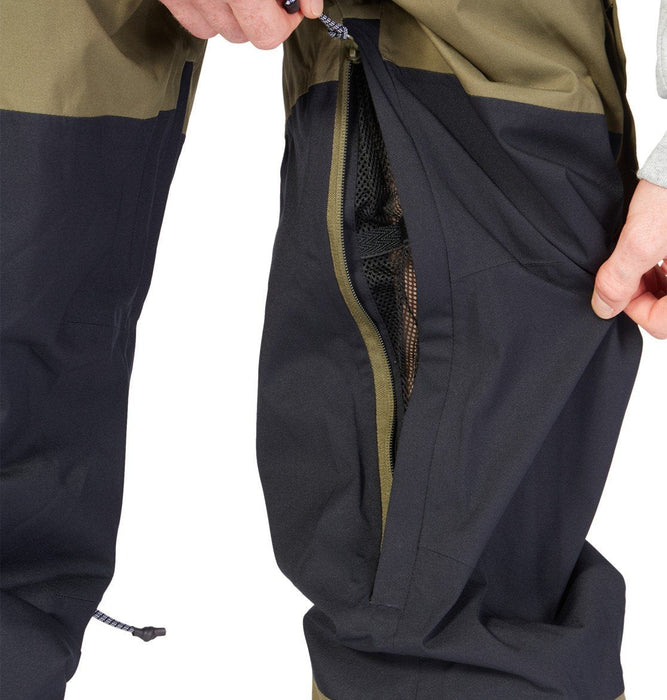 DC Brigade 45K Shell Snow Bib Pants, Men's Extra Large/XL, Ivy Green New