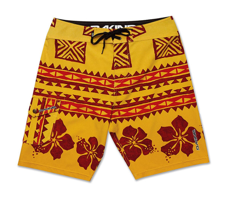 Dakine Ali'i Board Shorts Men's 34 Martial Crum Gold New