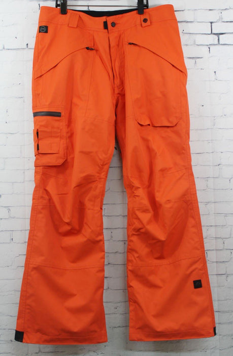 Ride Alki Cocona Shell Snowboard Pants Mens Large Orange