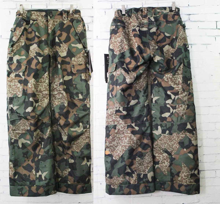 686 Boys Youth All Terrain Insulated Snowboard Pants Large Army
