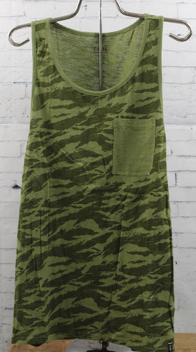 Tavik Bellmore Tank Sleeveless Pocket Shirt Mens Medium Sage New