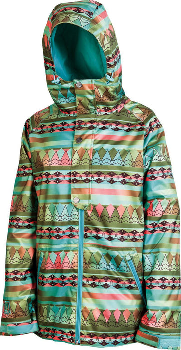 Nitro Blue Monday Snowboard Jacket, Women's Size Small, Future Stripes Print