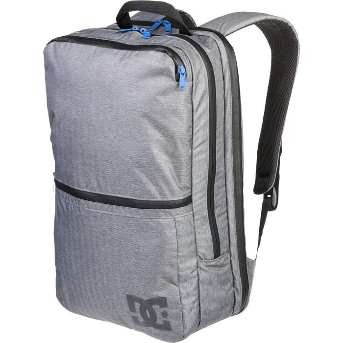 DC Brubaker Travel Backpack with Laptop Sleeve, Herringbone Gray New
