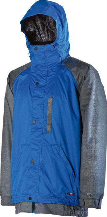 Nitro Citizen Insulated Snowboard Jacket, Men's Small, Hero Blue/ Xerox Grey