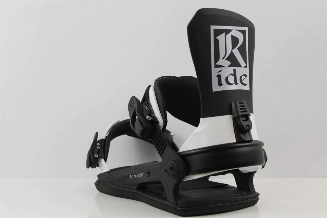 Ride CL-8 Snowboard Bindings Medium Women's US Size 7-11 Classic Black New 2021