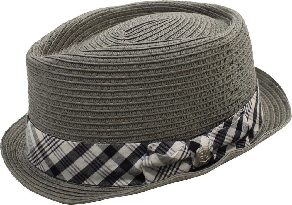 Coal The Landon Fedora Hat, Men's Medium, Grey New