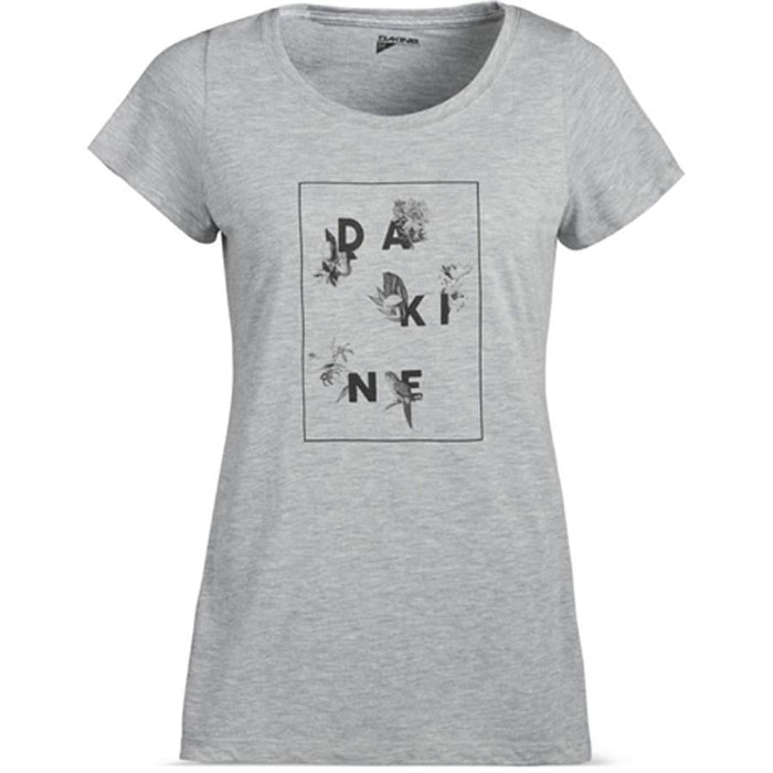 Dakine Women's Tech Short Sleeve T-Shirt Tee Medium Heather Grey Duck Hula New