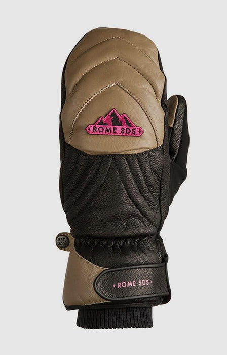 Rome Womens Everlast Snowboard Mitts Size Large Tan New