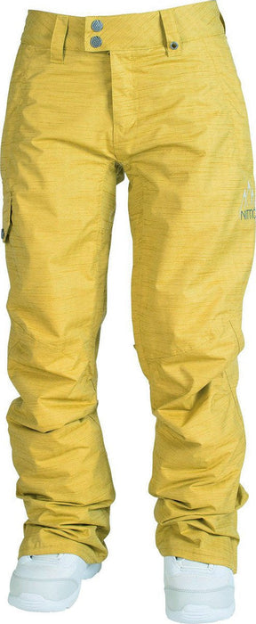 Nitro Fever Shell Snowboard Pants, Women's Small, Heathered Lime Green