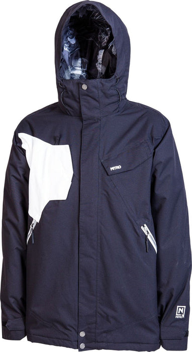 Nitro Generals Snowboard Jacket, Mens Size Large, Black / White