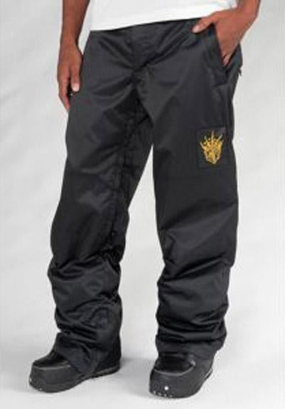 Technine Gooner Shell Snowboard Pants Men's Size Medium Black New