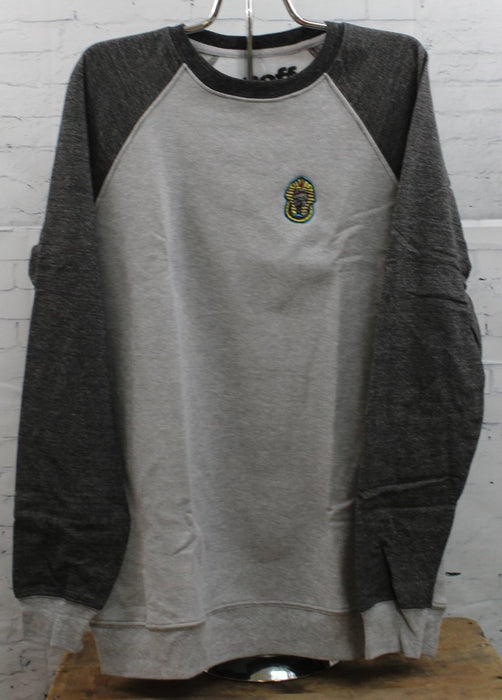Neff Gyptian Pullover Sweatshirt, Men's Large, Charcoal Grey