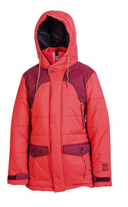 Nitro Hazelwood Insulated Snowboard Jacket, Women's Size Small, Red / Blood