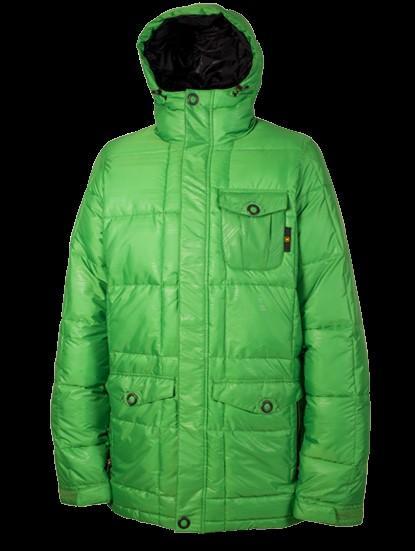 L1 Mendenhall Down Insulated Snowboard Jacket Mens Size Large Green New