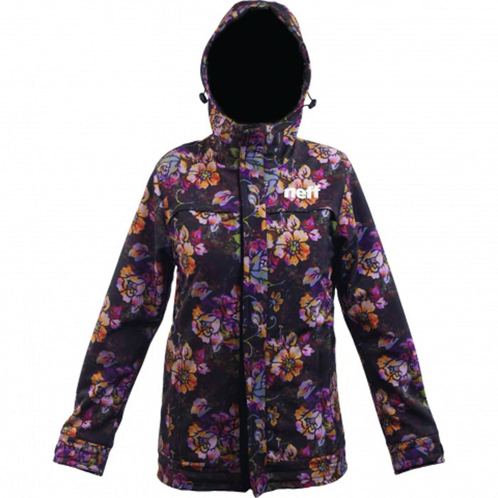 Neff Lush Softshell Jacket Women's Medium Acid Blossom
