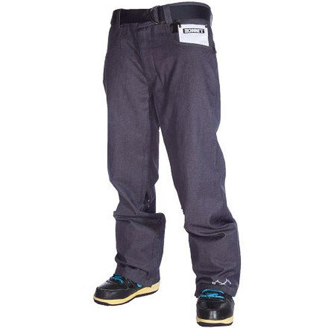 Technine Nines Denim Shell Snowboard Pants Men's Size XL Indigo Blue New