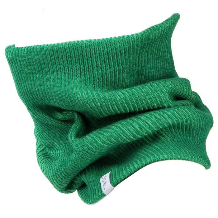 Coal The Binary Acrylic Rib Knit Neck Gaiter / Neck Warmer, Green New