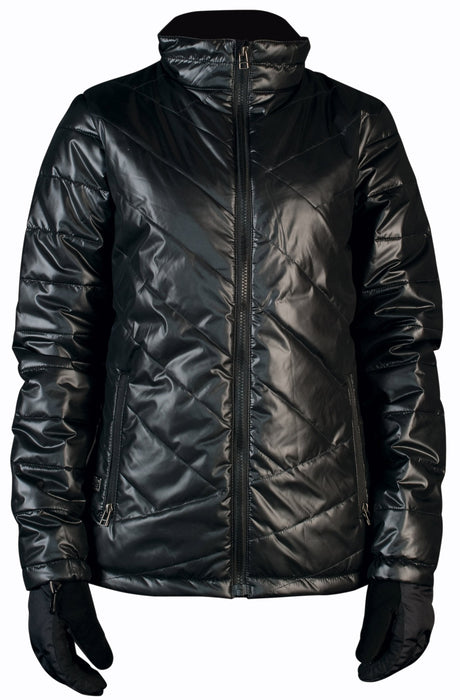 Nitro Reflection Primaloft Quilted Layering Jacket Women's Size Small Black