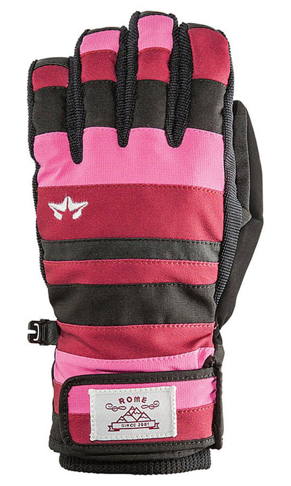 Rome Reign Snowboard Gloves Size Womens Medium Purple and Black and Pink