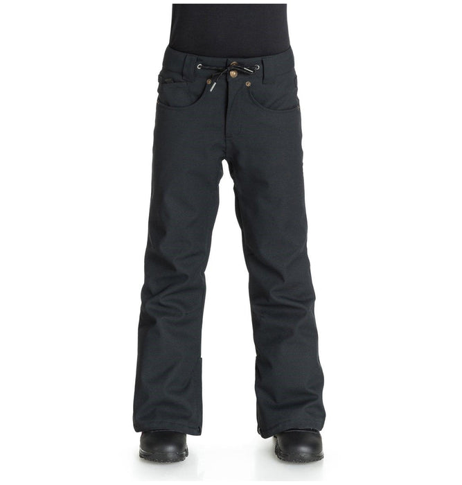 DC Boys Youth Relay Snowboard Pants Medium (12) Anthracite Black New