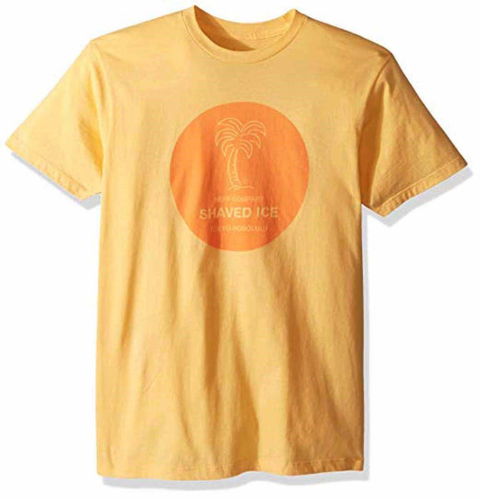 Neff Shaved Ice Cotton Short Sleeve Tee Shirt Men's Medium Squash Orange New