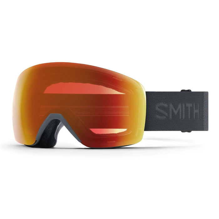 Smith Skyline Ski / Snow Goggles Slate Frame, Chromapop Everyday Red Mirror Lens