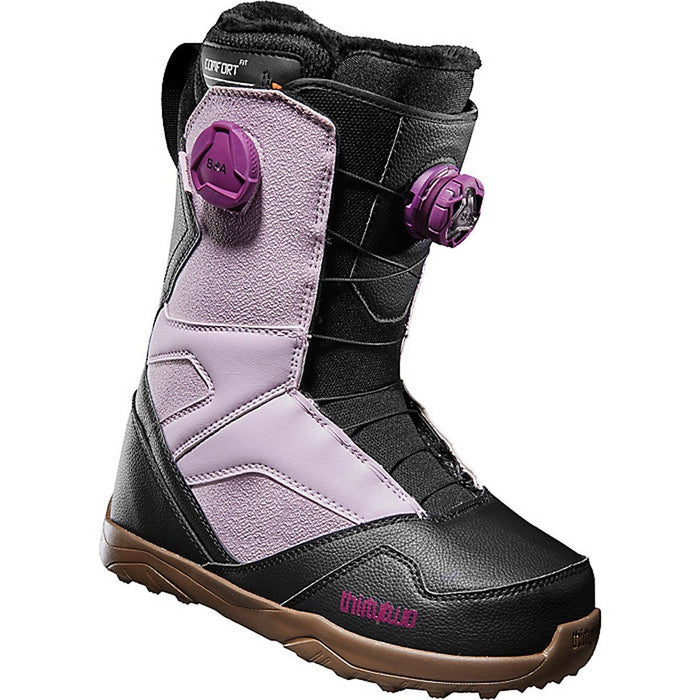 Thirtytwo 32 STW Double Boa Snowboard Boots, US Womens 9.5, Lavender New 2023