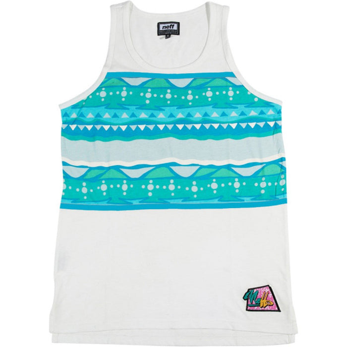 Neff Summer Haze Tank Top Sleeveless Shirt Men's Medium White