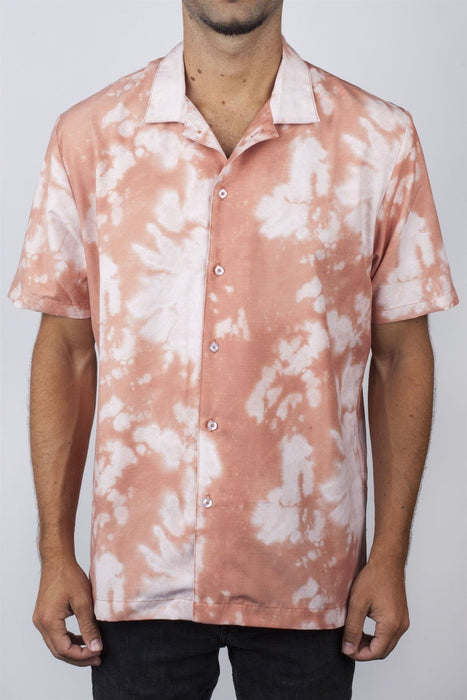Neff Vintage Daily Pool Sider Short Sleeve Shirt, Men's Medium, Copper Bleach