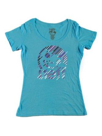 Neff Vistah Short Sleeve T-Shirt, Women's Medium, Blue