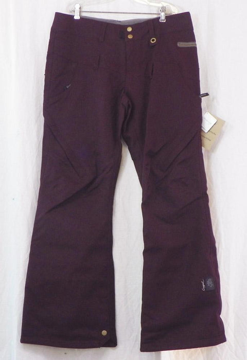 Ride Cappel Wasted Slim Fit Snowboard Shell Pants, Women's Medium, Bordeaux