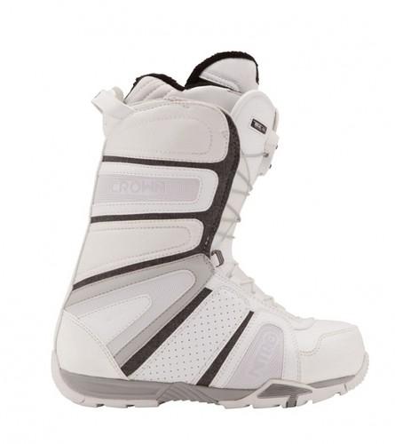 Nitro Crown TLS Snowboard Boots Womens 7 White Fits like a 6.5 NOS